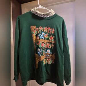 Basic Editions Multicolor Leaf Pattern Fabric